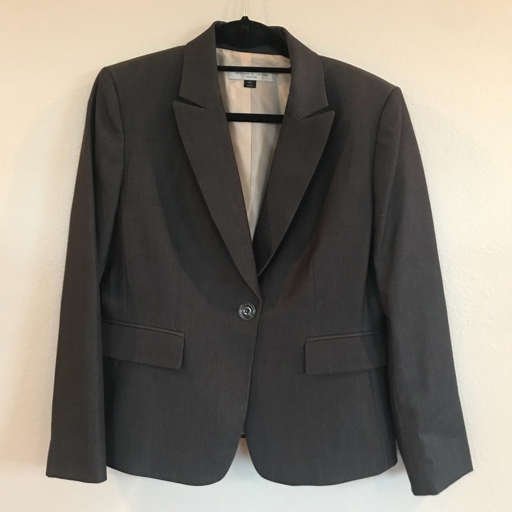Tahiri Blazer - Single Button - Gray